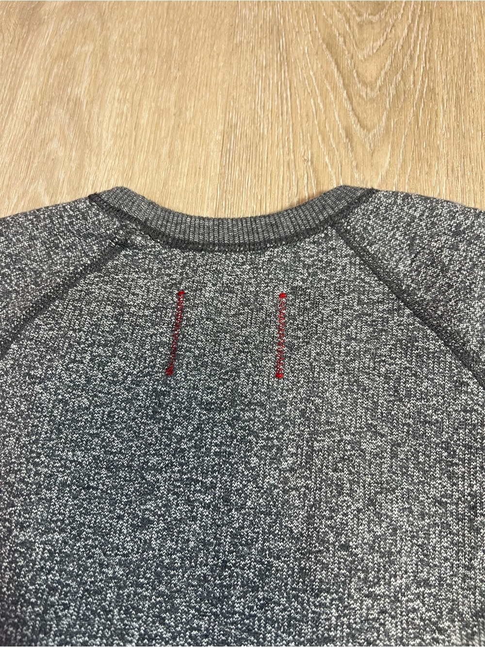Club Monaco Reigning Champ Men's Heather Charcoal Crewneck Sweatshirt - Picture 5 of 10